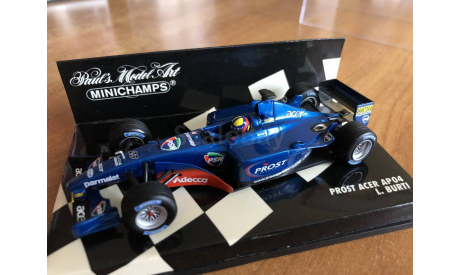 Minichamps F1 Prost Acer AP04 Burti L. 2001 (лот в мск), масштабная модель, scale43