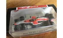 F1 Spark S3081 Marussia MR03 Chilton M. 2014 (лот в мск), масштабная модель, scale43