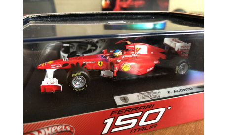 F1 Mattel Ferrari F150 Italia Alonso F. 2011 (лот в мск), масштабная модель, Mattel Hot Wheels, scale43