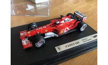 F1 Mattel Ferrari F2003 R.Barrichello 2003 KK (лот в мск), масштабная модель, scale43, Mattel Hot Wheels