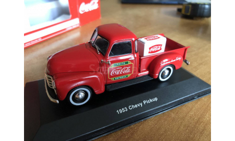 Chevrolet 1953 pickup Coca Cola Motor City 1-43 (лот в мск), масштабная модель, Motor City Classics, scale43