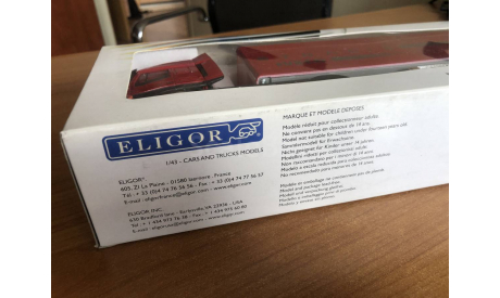 Eligor Iveco Stralis с полуприцепом 1-43 (лот в мск), масштабная модель, scale43