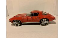 Chevrolet Corvette Sting Ray 1963 1/24 Franklin Mint, масштабная модель, scale24