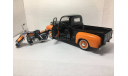 1/24 pickup Ford F-1 1948 + Harley FLH Duo Glide, масштабная модель, Maisto, scale24