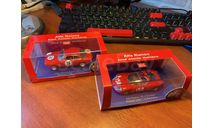 1/43 набор из 2-х Alfa Romeo Giulia 1966/ 33.2 Stradale 1967 М4, масштабная модель, M4, scale43