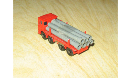 LEYLAND PIPE TRUCK *Matchbox* series 1/87, редкая масштабная модель, Matchbox made in England, scale87