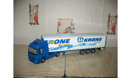 Mercedes Benz MP 2 тягач + прицеп Krone - Автопоезд Масштабная модель 1/43, масштабная модель, Minichamps, scale43, Mercedes-Benz