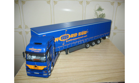 Mercedes Benz AXOR (Nord-Sud Spedition) АВТОПОЕЗД Масштабная модель 1/43, масштабная модель, Minichamps, scale43, Mercedes-Benz