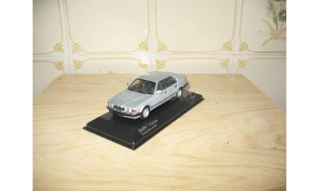 BMW 7-series E32 1986 (Sterlingsilber metallic) Масштабная модель 1/43, масштабная модель, Minichamps, scale43