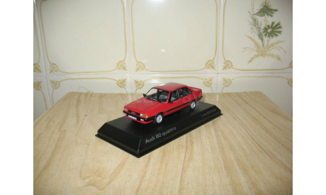 AUDI 80 quattro B2 1985 (Red) Масштабная модель 1/43, масштабная модель, Norev, scale43