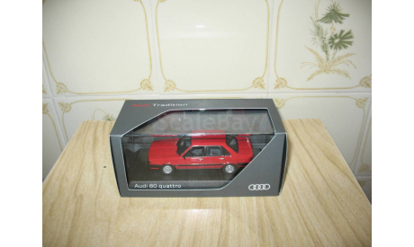 AUDI 80 quattro B2 1985 (Red) Масштабная модель 1/43, масштабная модель, Norev, scale43