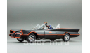 Batmobile TV Series 1966, с фигурками BCJ95, масштабная модель, 1:18, 1/18, Hot Wheels Elite