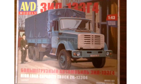 Зил 133Г4  AVD, сборная модель автомобиля, AVD Models, scale43