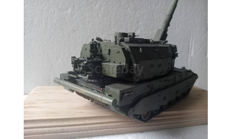 Модель 1/35 САУ 2С35 ’Коалиция’ с подставкой, редкая масштабная модель, scale35