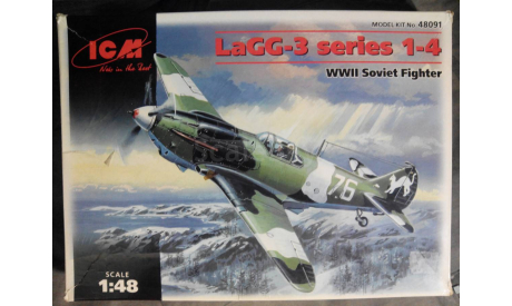 ICM 1/48 ЛаГГ-3 Серия 1-4, сборные модели авиации, scale48