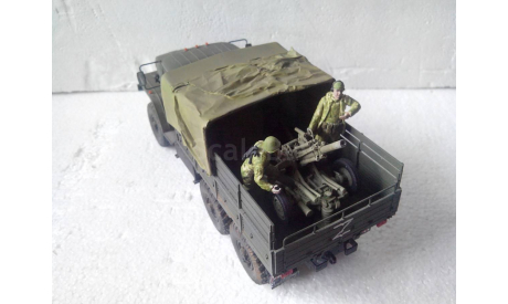 Модель 1/35 Урал-4320 с минометом 2Б9 (2Б9М) «Василёк», масштабная модель, scale35