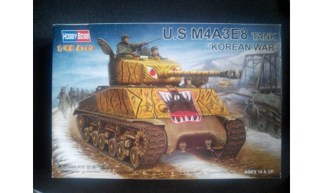 HobbyBoss 1/48 U.S. M43E8 tank Korean War, масштабные модели бронетехники, scale48