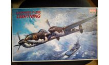 Academy 1/48 P-38E Lightning+допы, сборные модели авиации, scale48