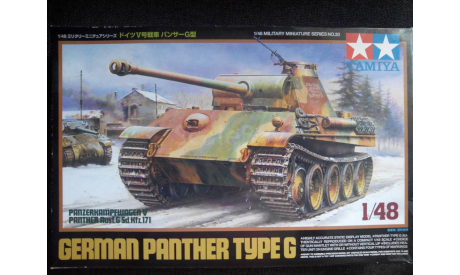 Tamiya 1/48 T-V German Panther type G+допы, масштабные модели бронетехники, scale48