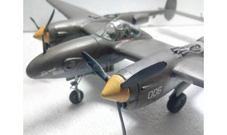 Модель 1/48 P-38 / F-5E Lightning, масштабные модели авиации, scale48, ЛА