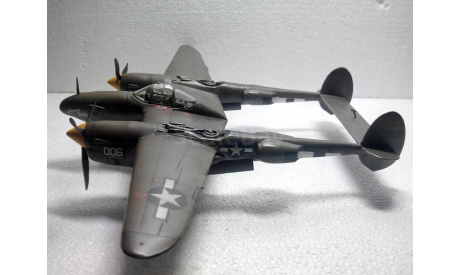Модель 1/48 P-38 / F-5E Lightning, масштабные модели авиации, scale48, ЛА
