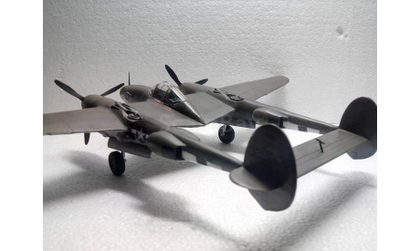 Модель 1/48 P-38 / F-5E Lightning, масштабные модели авиации, scale48, ЛА