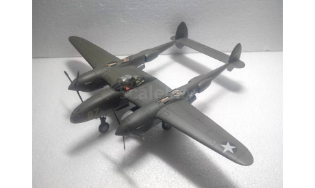 Модель 1/48 P-38E, масштабные модели авиации, scale48, ЛА