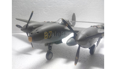 Модель 1/48 P-38E, масштабные модели авиации, scale48, ЛА