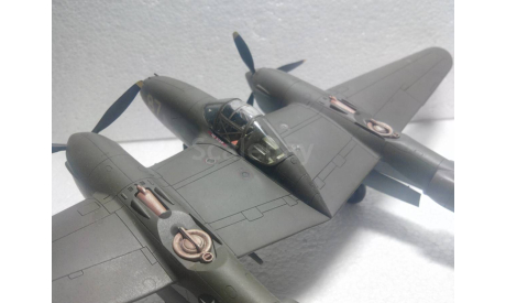 Модель 1/48 P-38E, масштабные модели авиации, scale48, ЛА