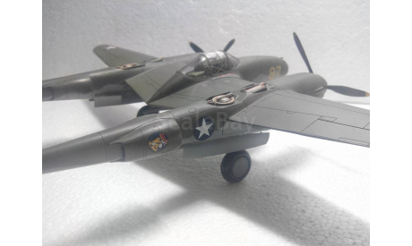 Модель 1/48 P-38E, масштабные модели авиации, scale48, ЛА