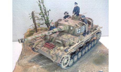 Диорама 1/35 Т-IV H (panzerkampfwagen IV Ausf.H, масштабные модели бронетехники, scale35