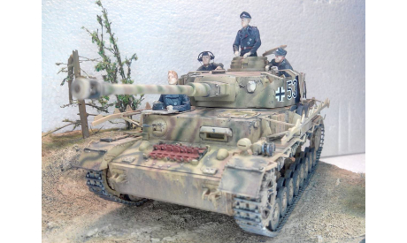 Диорама 1/35 Т-IV H (panzerkampfwagen IV Ausf.H, масштабные модели бронетехники, scale35