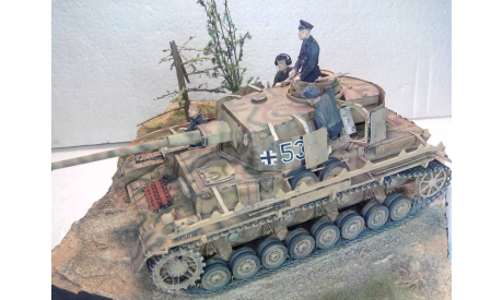 Диорама 1/35 Т-IV H (panzerkampfwagen IV Ausf.H, масштабные модели бронетехники, scale35