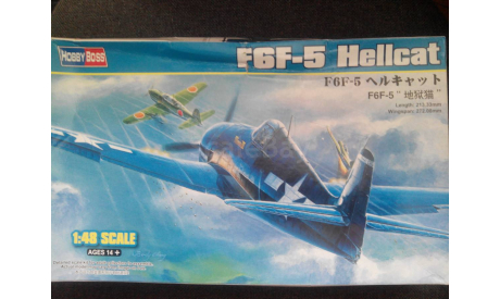 HobbyBoss 1/48 F6F-5 Hellcat, сборные модели авиации, Fiat, scale48