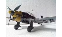 Модель 1/48 германского пикирующего бомбардировщика Ju87B-2 Stuka, масштабные модели авиации, scale48, ЛА