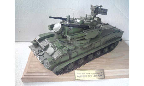 Модель 1/35 ЗРПК Тунгуска 2С6М, редкая масштабная модель, scale35