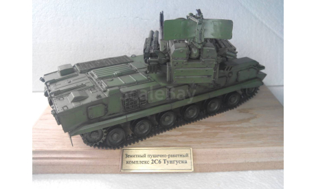 Модель 1/35 ЗРПК Тунгуска 2С6М, редкая масштабная модель, scale35