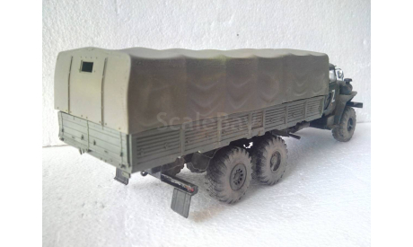 Модель 1/35 Урал-4320-0911-30 (длиннобазный), масштабная модель, scale35, КамАЗ