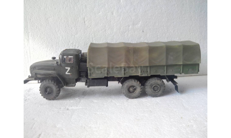 Модель 1/35 Урал-4320-0911-30 (длиннобазный), масштабная модель, scale35, КамАЗ