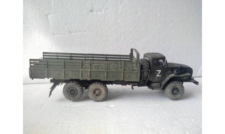Модель 1/35 Урал-4320-0911-30 (длиннобазный), масштабная модель, scale35, КамАЗ