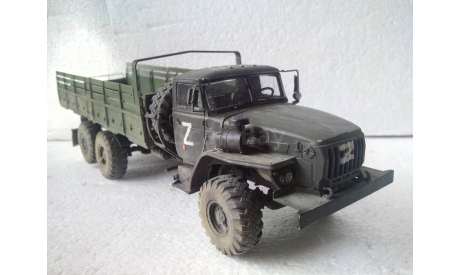 Модель 1/35 Урал-4320-0911-30 (длиннобазный), масштабная модель, scale35, КамАЗ