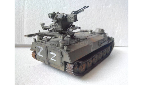 Модель 1/35 МТ-ЛБ ЗУ-23-2, масштабная модель, scale35