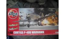 Airfix 1/48 p-40b, сборные модели авиации, scale48