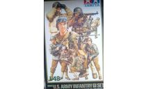 Tamiya 1/48 WWII U.S. Army Infantry GI Set, миниатюры, фигуры, scale48