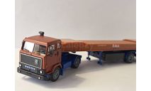 Volvo F88 контейнеровоз 40F Herpa 1/87 HO, масштабная модель, scale87