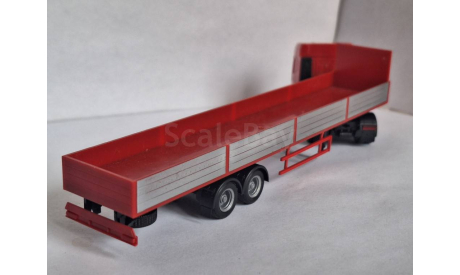 Iveco EuroTech грузовик с 2х осн. прицепом борт Herpa 1/87 HO, масштабная модель, scale87