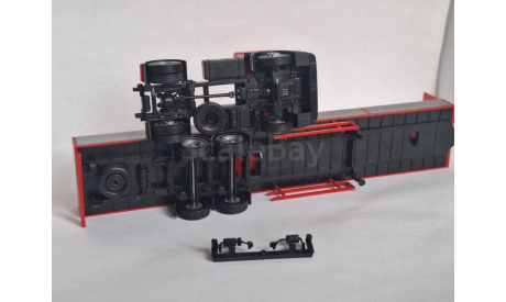 Iveco EuroTech грузовик с 2х осн. прицепом борт Herpa 1/87 HO, масштабная модель, scale87