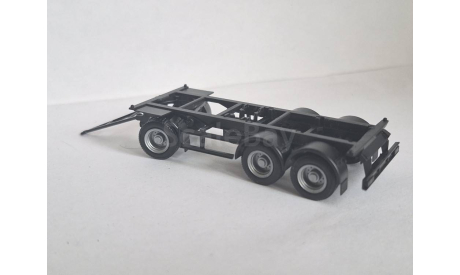 Прицеп для 20F контейнеров Herpa 1/87 HO, масштабная модель, scale87