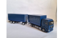 MAN TGA LX c прицепом борт тент Herpa 1/87 HO, масштабная модель, scale87