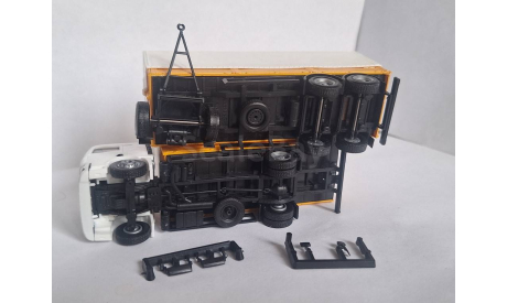 MAN TGS TM грузовик с 3-х осн. прицепом тент/борт Herpa 1/87 HO, масштабная модель, scale87